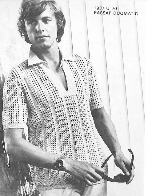 1937 Man's open-neck shirt