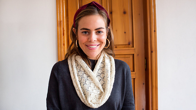 Dot Lace Cowl