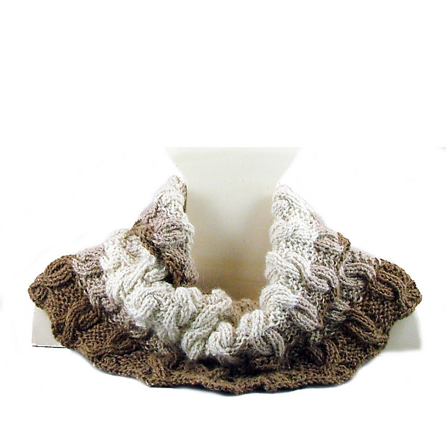 Reversible Cable Moebius Cowl