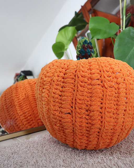 The Crochet Pumpkin Pillow