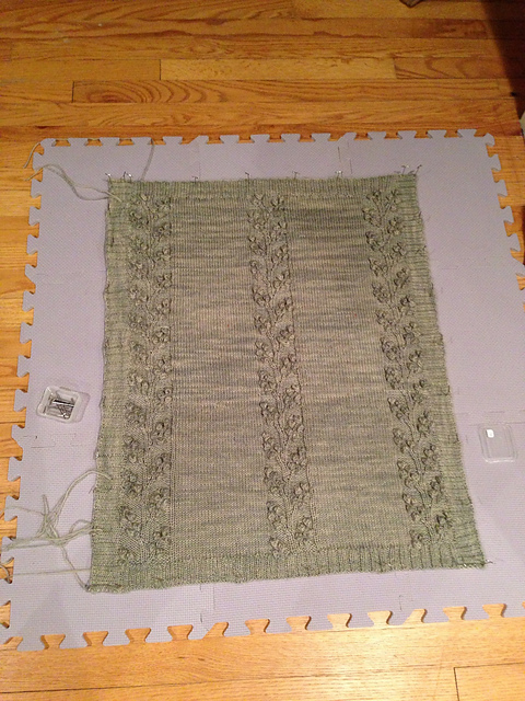 Bobble Vine Baby Blanket