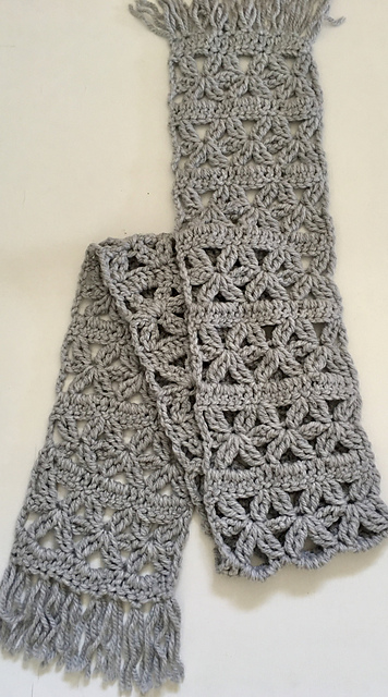 Large Flowers scarf