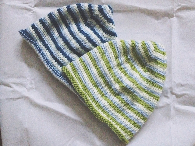 Baby striped hat