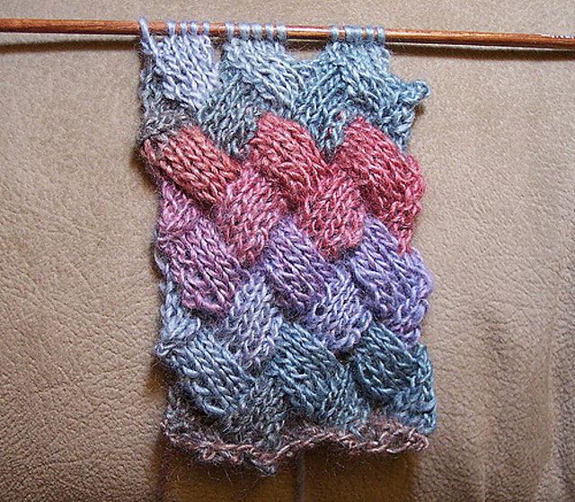 Lady Marion Entrelac Scarf