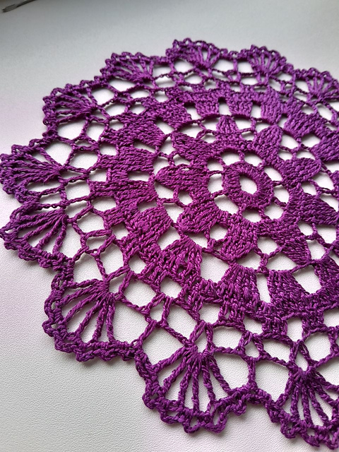 Lavender Doily