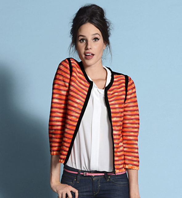 Veste rayée