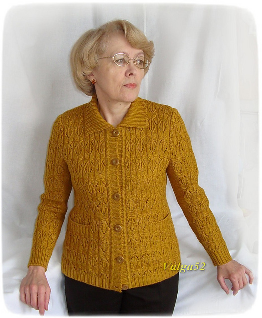 #18 Cabled  Cardigan