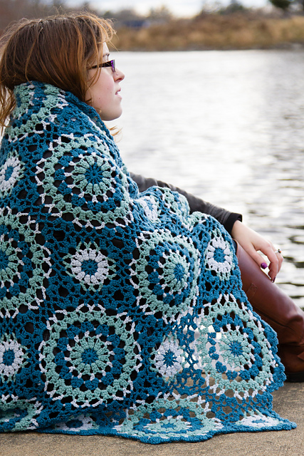 Lace Motif Afghan