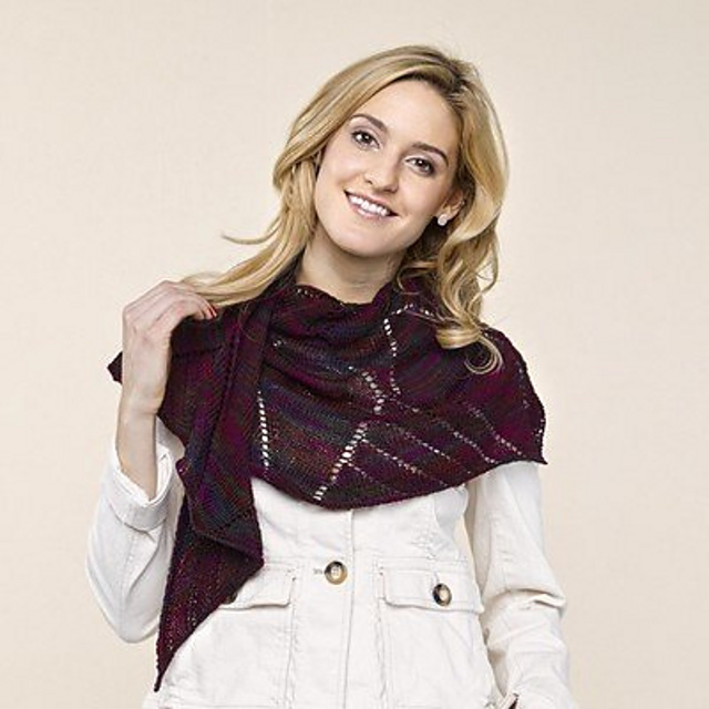 Burning Branch Shawl