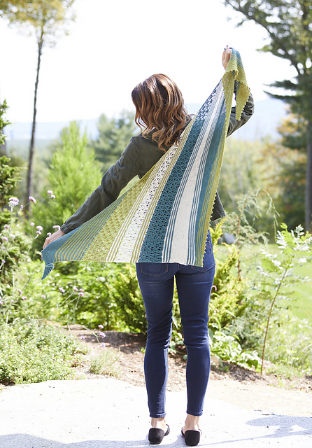 Lace Colorwork Shawl