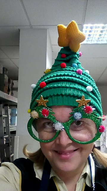 Fun christmas tree hat
