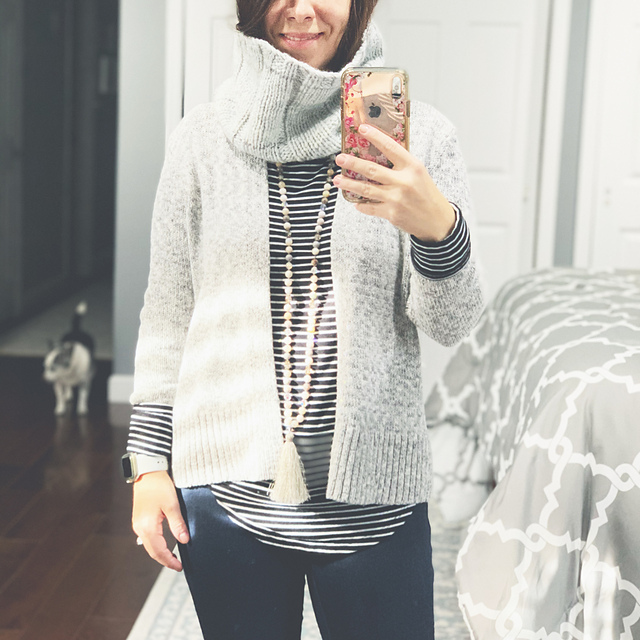 Middle Brook Ribbed Cowl