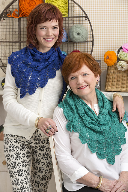 The Long Distance Shawlette
