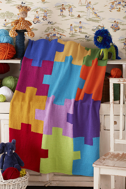 #33 Puzzle-Block Blanket