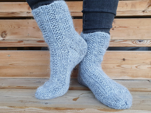Up North Cozy Socks / Nordaførr-tjukklester
