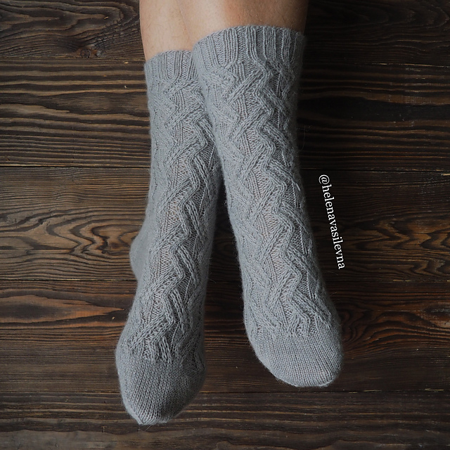 Happy Zigzag Socks