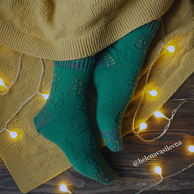 Christmas Tree Socks