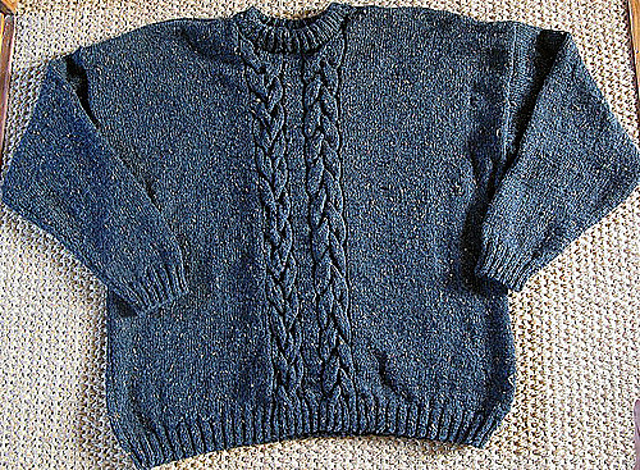 Men's Cable Pullover