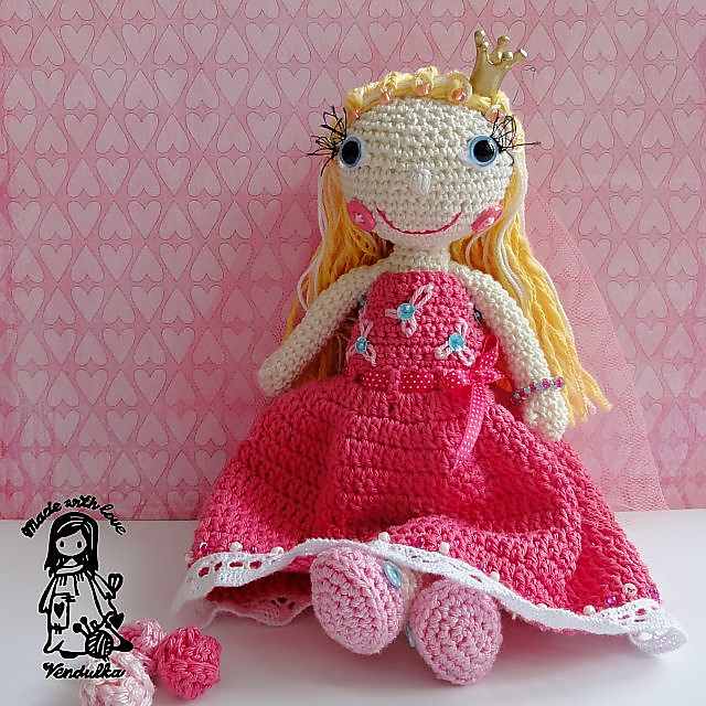 Crochet doll - princess