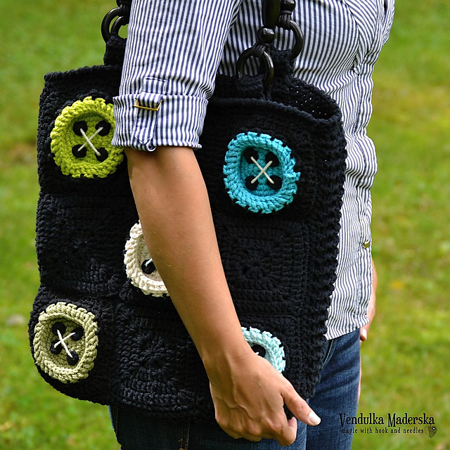 Buttons Tote Bag