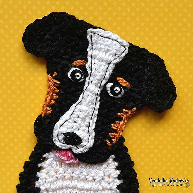 Dog appliqué - Bernese Mountain Dog