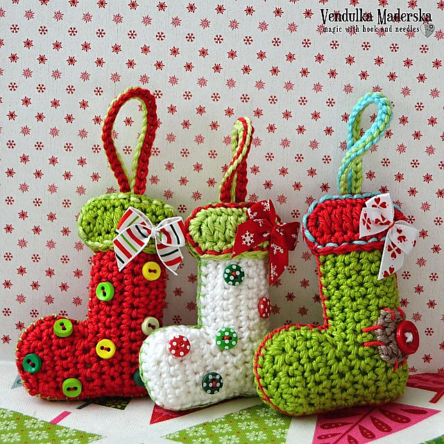 Christmas time - bootie / sock