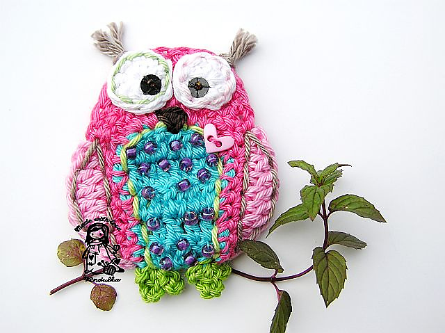 Magical forest - funny owl
