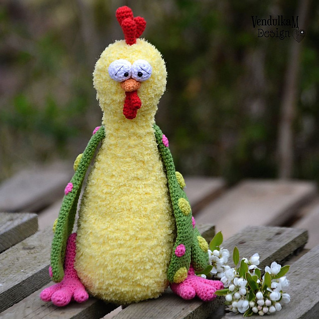 Happy hen