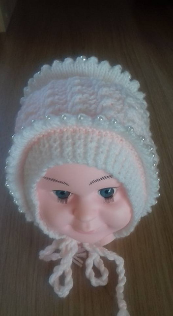 Pearl Baby Bonnet