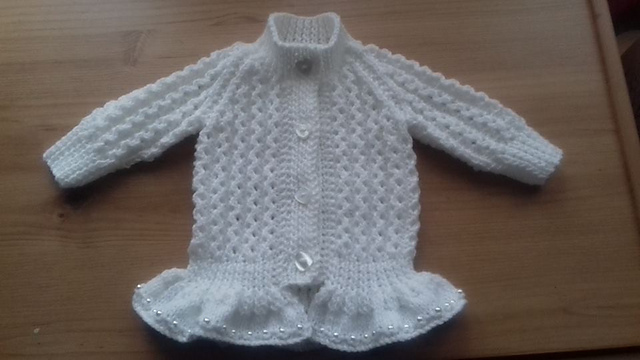Baby Beaded Cardigan