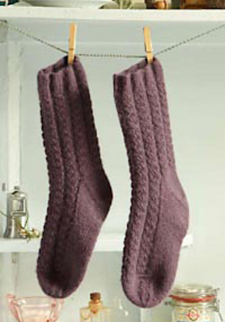 Cross-Stitch Lounge Socks