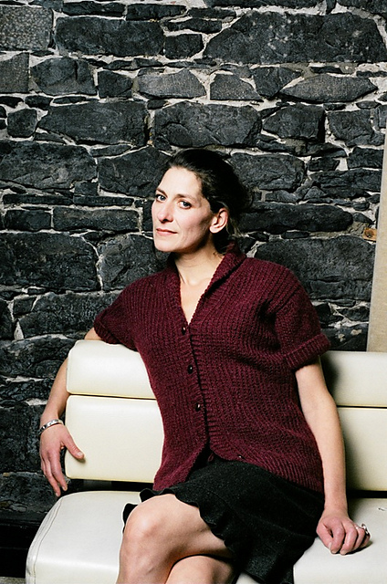 Her Llama Cardigan