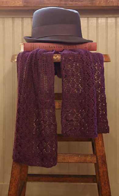 Smocked Lace Scarf