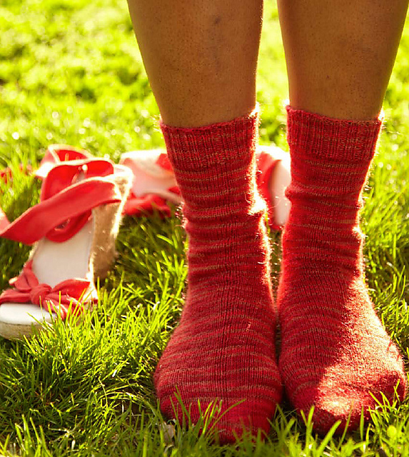 Toe-Up Traditional Socks
