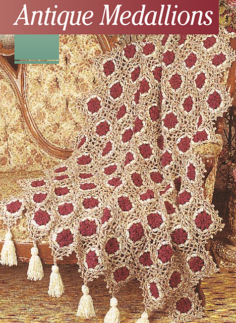 Antique Medallion Afghan