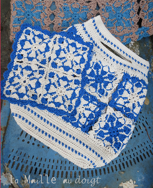 Valega Azulejos Square au crochet