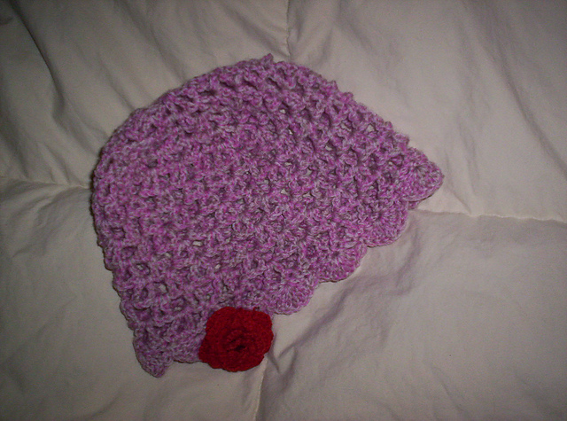 Girly Hat w/ Butterfly Pin