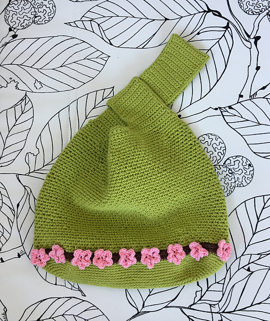 Ravelry SAKURA Knot Bag pattern by Ramalakshmi Pasumarthy