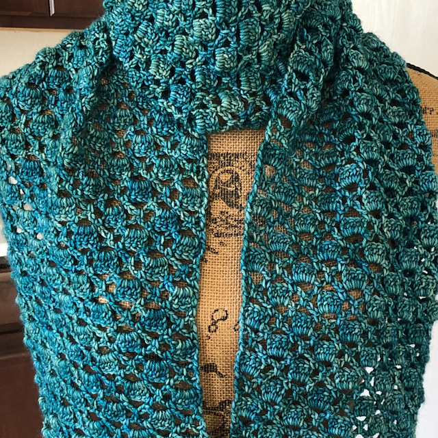 Green Goddess Lacy Scarf