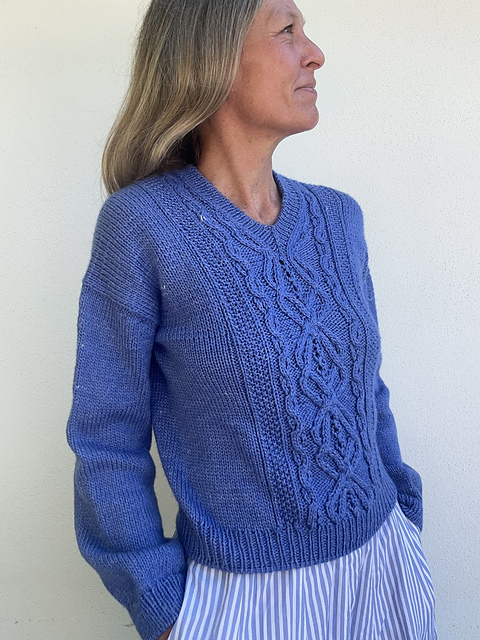 KnittingByTheSea VNeck