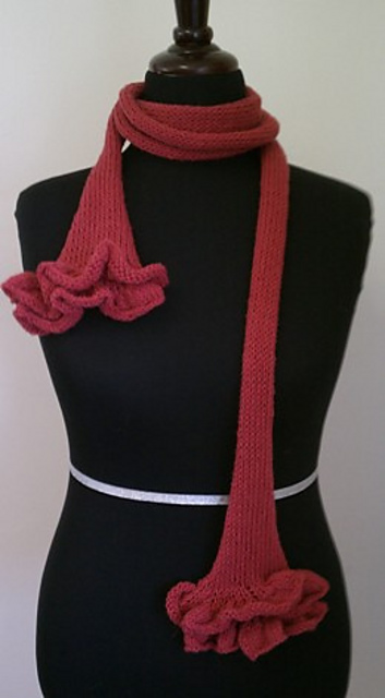 Double Ruffle Scarf