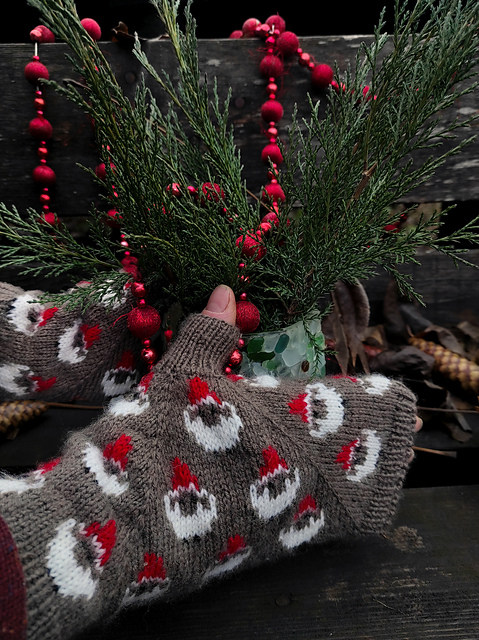 Christmas Sheep Mitts