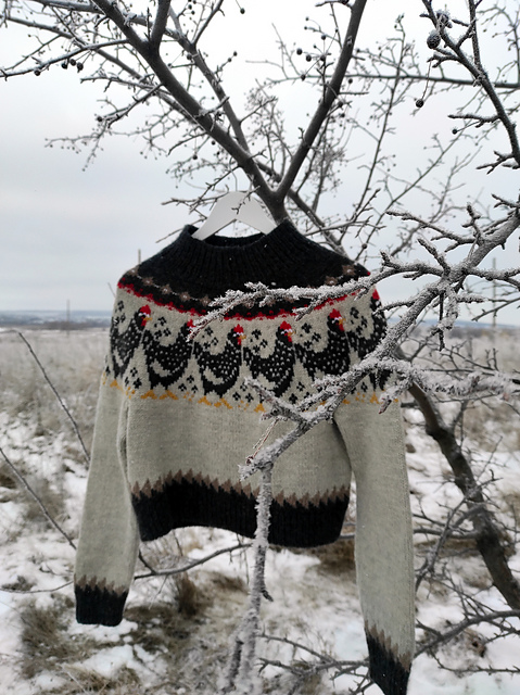 Ravelry: Henny Penny Chicken Sweater pattern by Svetlana Gibadullina