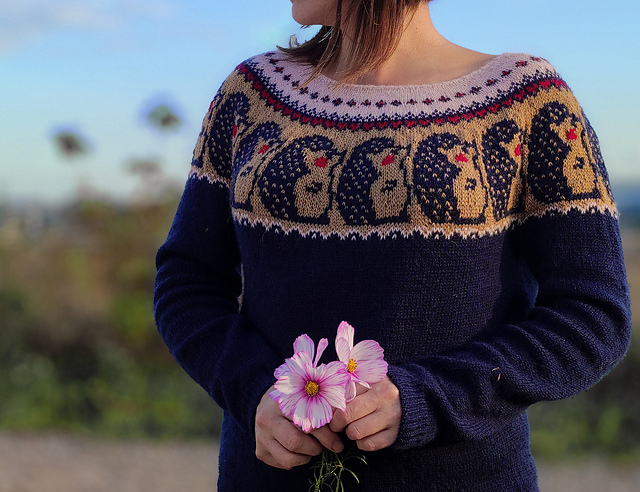 Hedgie Hug Yoke Sweater