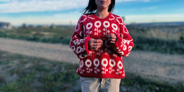 Petal Path Sweater