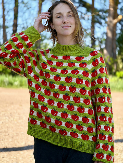 Ravelry: Heirloom Tomato Pullover pattern by Svetlana Gibadullina
