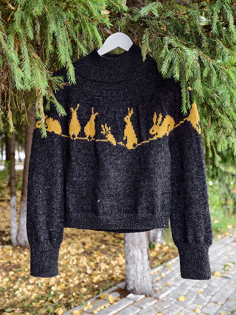 The Watchful Hares Sweater
