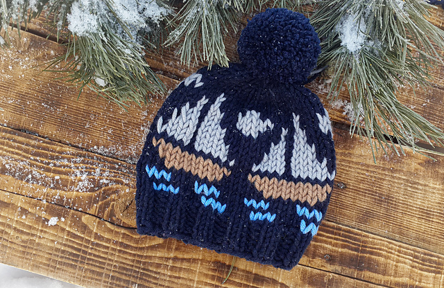 Hat with boats