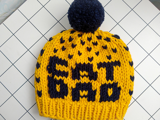 Super bulky cat dad hat