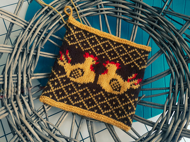 Chicken kitchen potholder